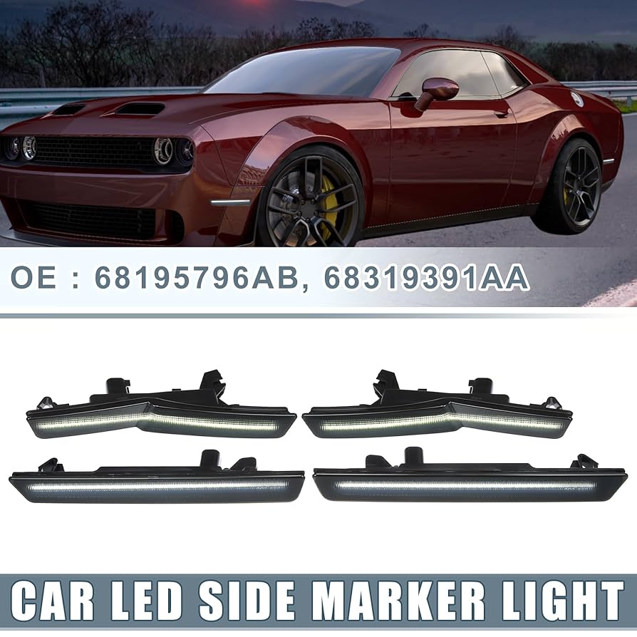 CHALLENGER LEDライト Dodge Challenger: Multicolor Headlights with RGBW Demon Eyes
